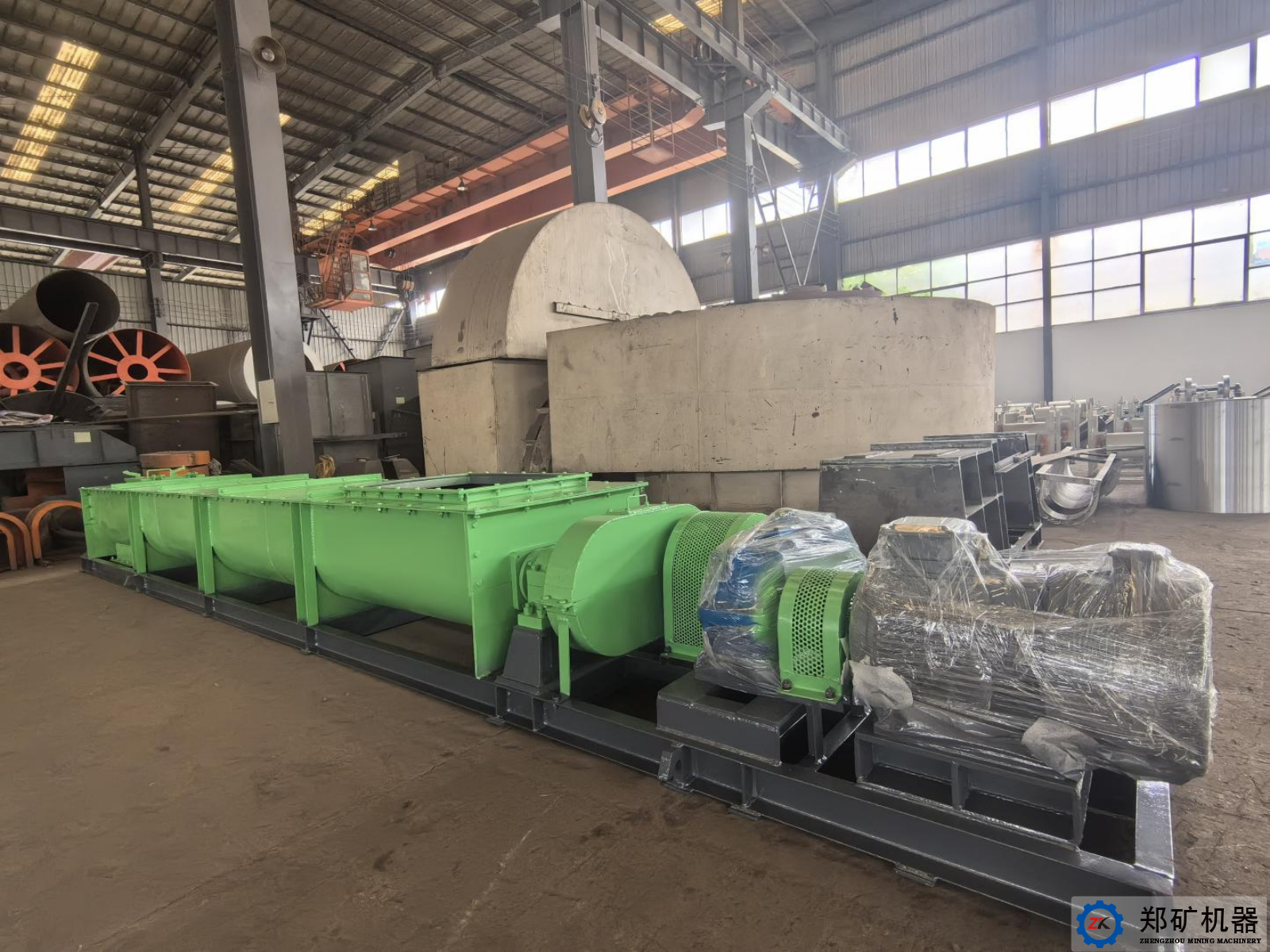 熱烈祝賀寧波ZJ400×5m雙軸攪拌機設備交貨完成！